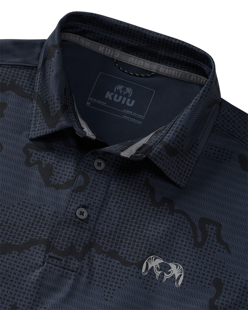 Active Polo Shirt - Steel Blue Tonal | KUIU