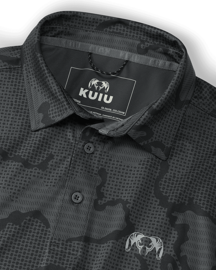 Active Polo Shirt - Gunmetal Tonal | KUIU