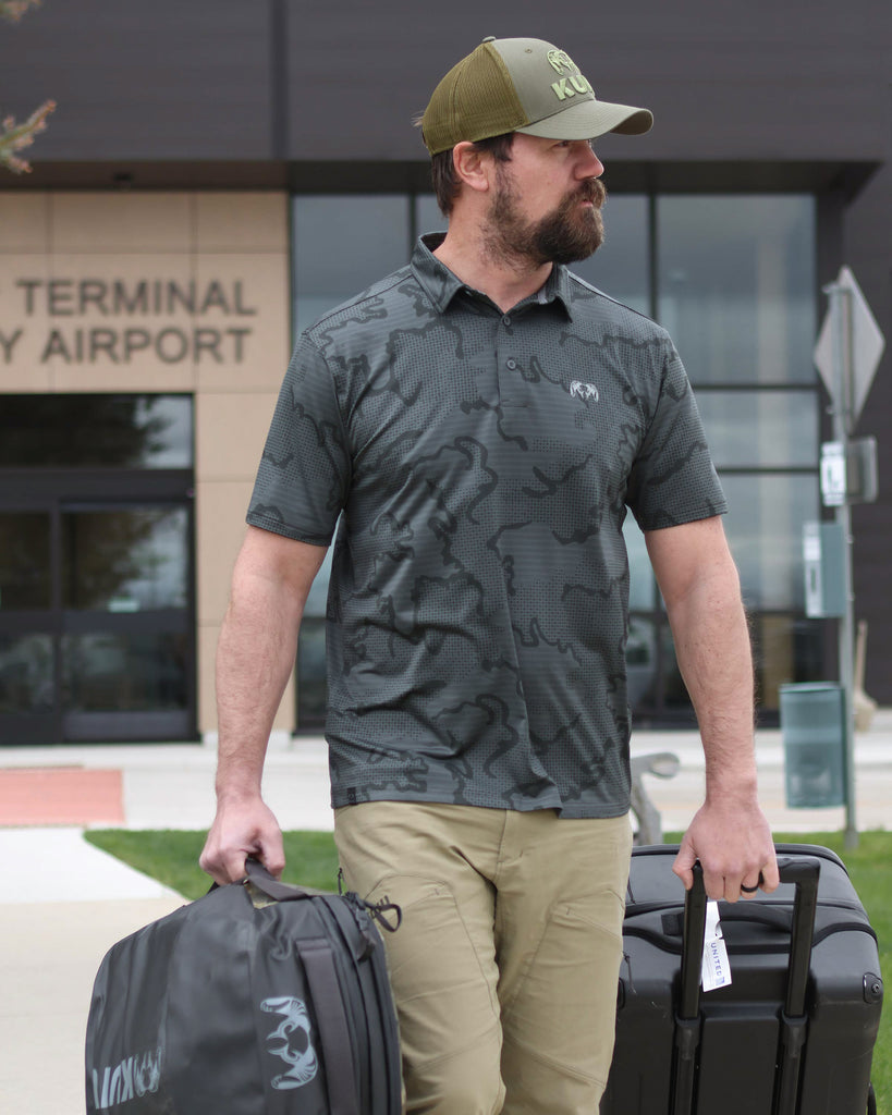 Active Polo Shirt - Dark Tonal Sage | KUIU