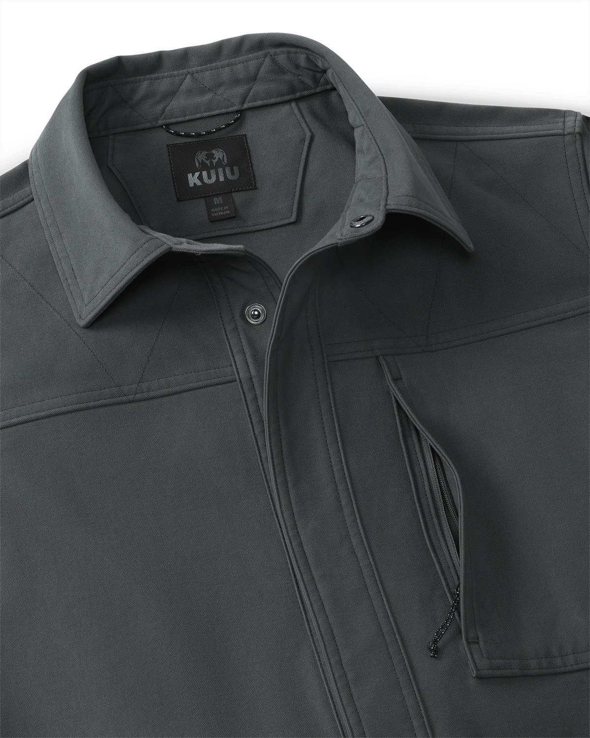 Brawley Canvas Work Jacket - Gunmetal | KUIU