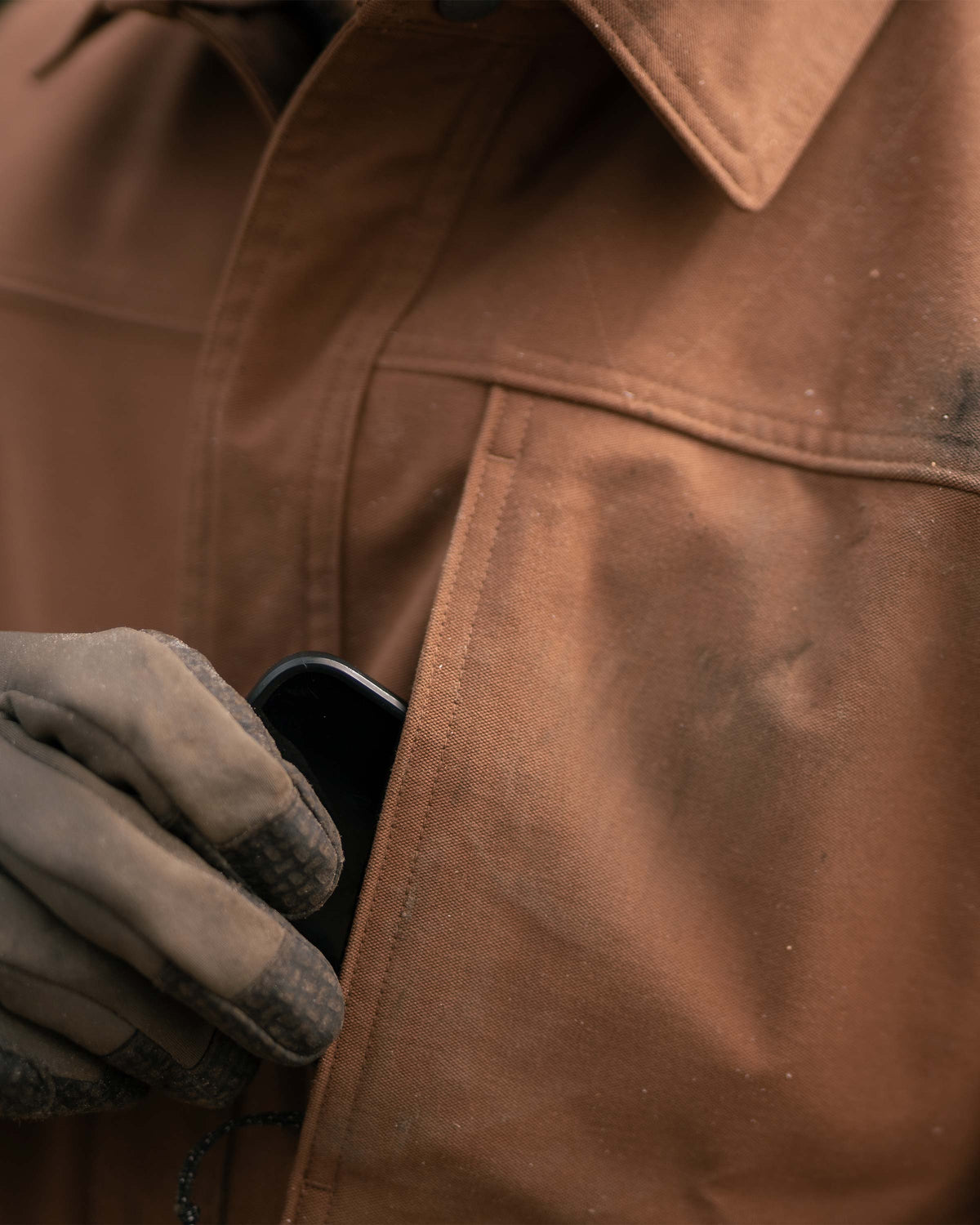 Brawley Canvas Work Jacket - Saddle Brown | KUIU