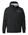 Front of Northridge Rain Jacket in Black