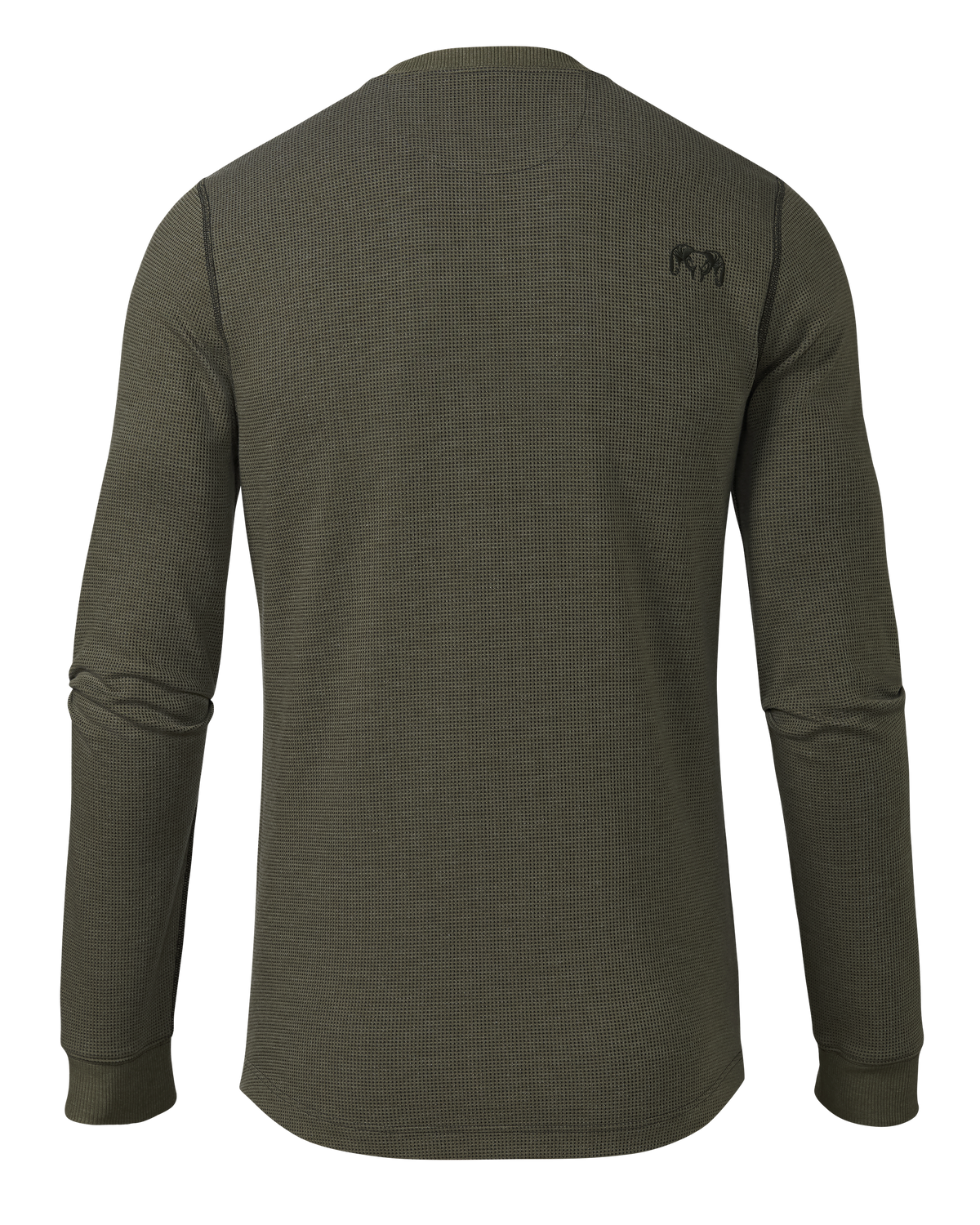 Canyon Men's Waffle Henley Shirt - Ash Heather | KUIU