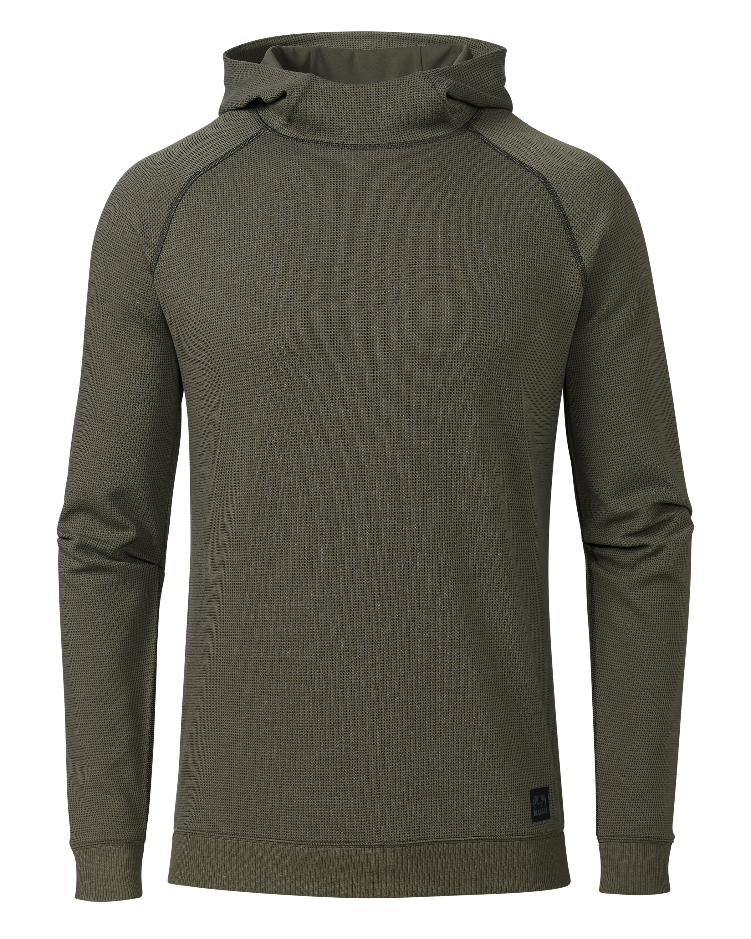 Canyon Waffle Hoodie | Ash Heather – KUIU Canyon Waffle Hoodie | Ash Heather – KUIU