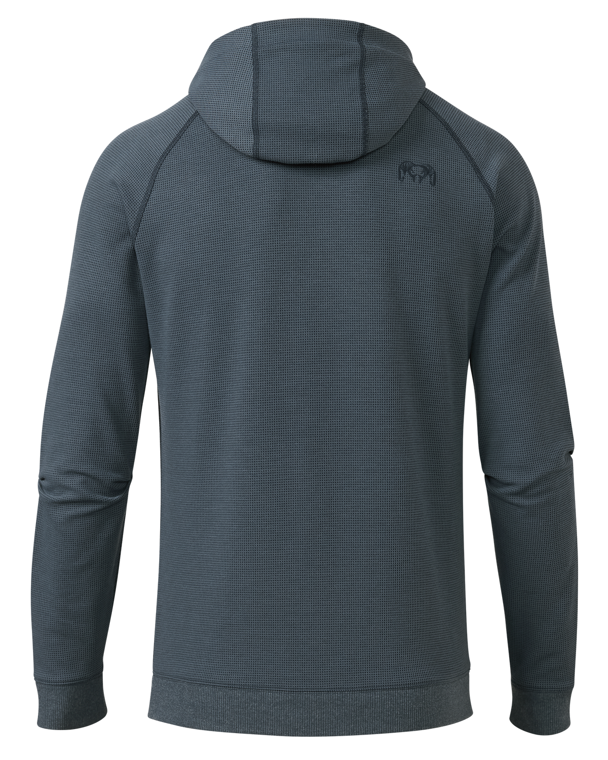 Canyon Waffle Hoodie | Steel Blue Heather – KUIU Canyon Waffle Hoodie | Steel Blue Heather – KUIU