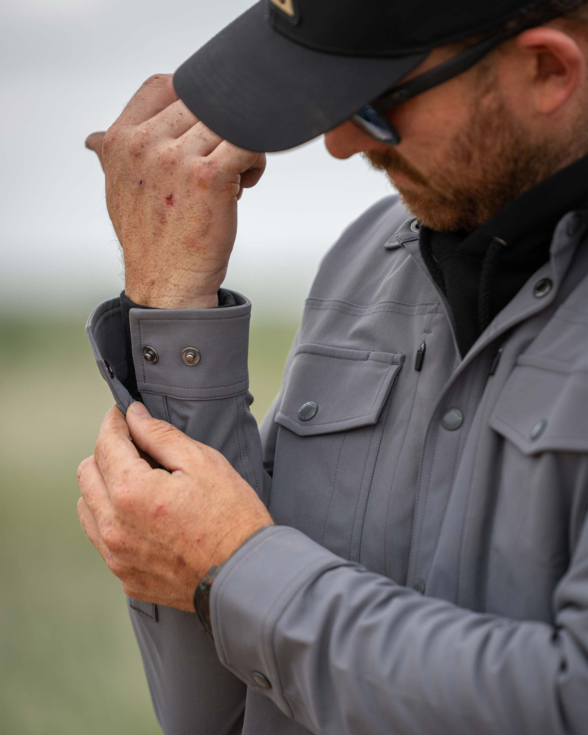 Tour Blue Shirt Jacket - Steel Blue | KUIU