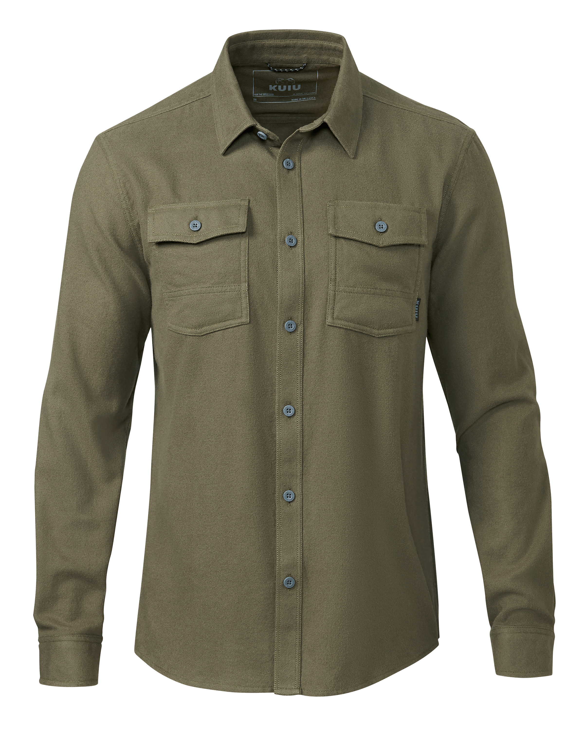 Men's Flannel Work Shirt - Evergreen | KUIU Men's Flannel Work Shirt - Evergreen | KUIU