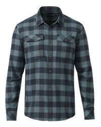 Men's Flannel Work Shirt - Slate Buffalo Check | KUIU
