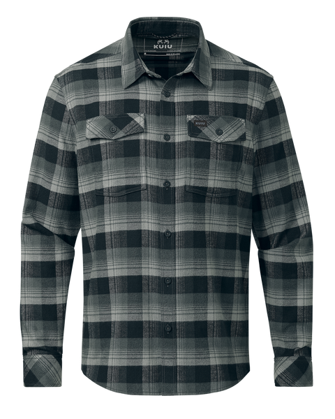 Men's Flannel Work Shirt - Shadow Blockline | KUIU