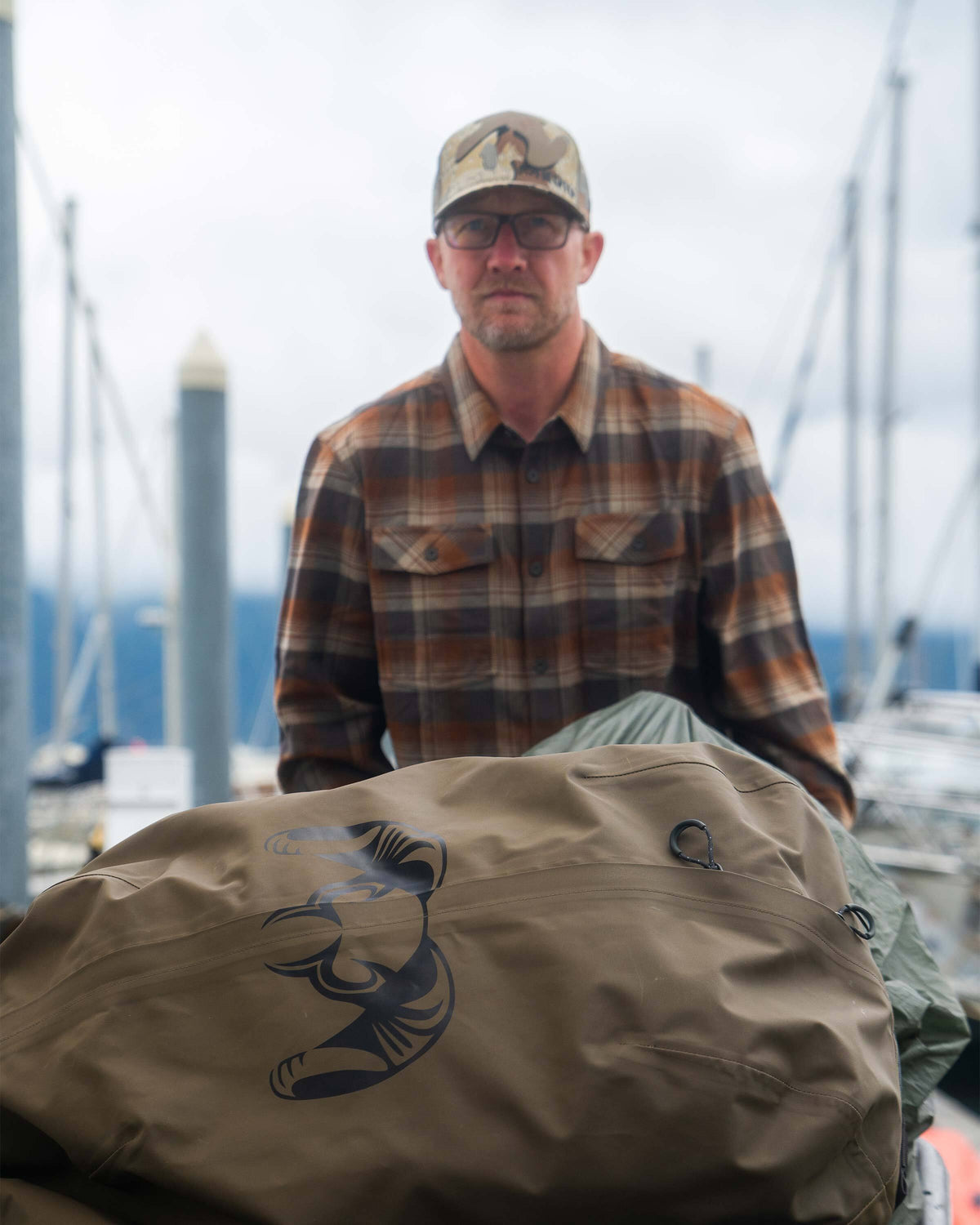 Men's Flannel Work Shirt - Shadow Blockline | KUIU