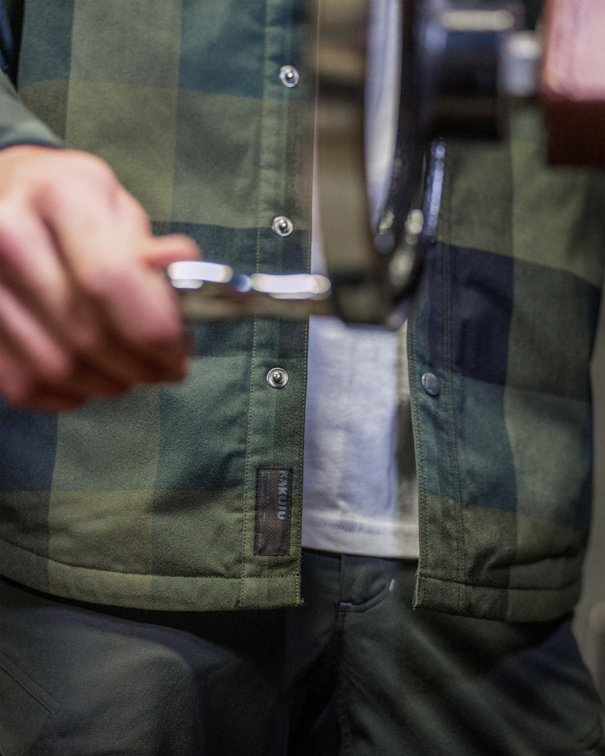 Field Verde Plaid Flannel Shirt Jacket | KUIU
