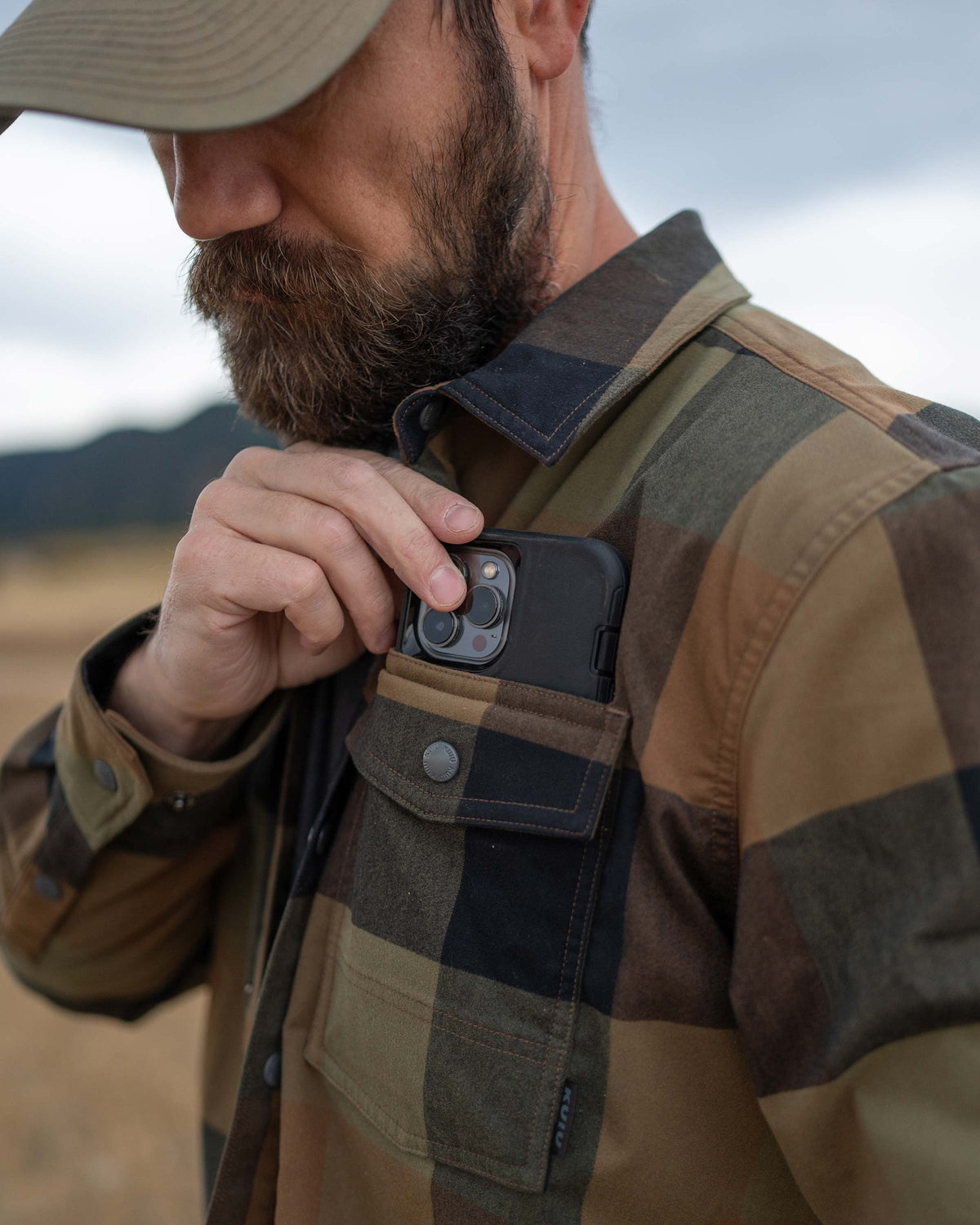 Field Valo Plaid Flannel Shirt Jacket | KUIU