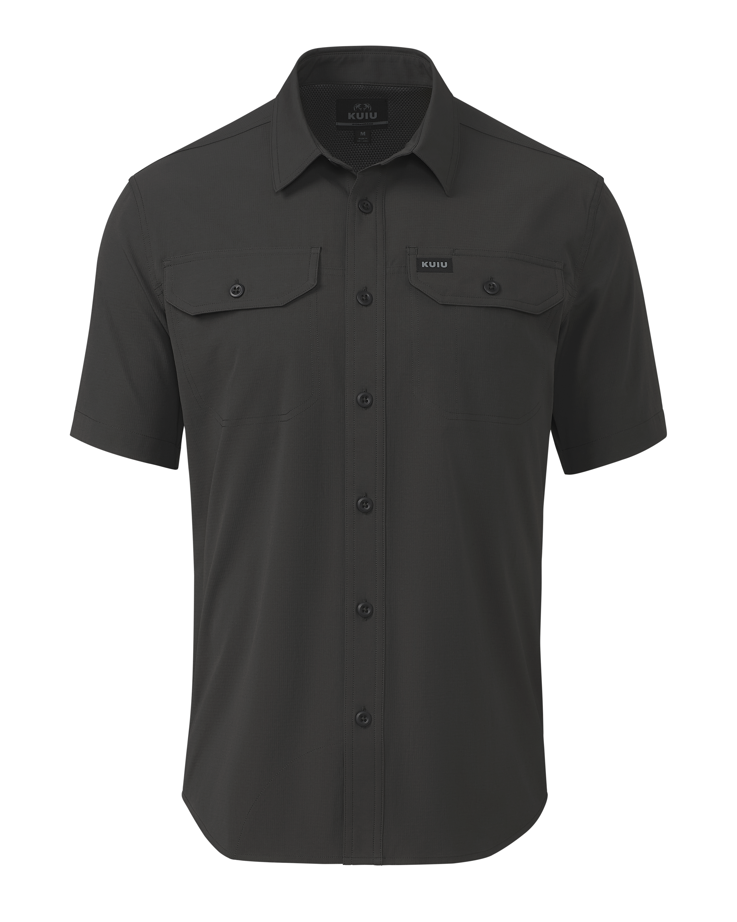 Gauge Short Sleeve UPF 50 Work Shirt - Asphalt | KUIU