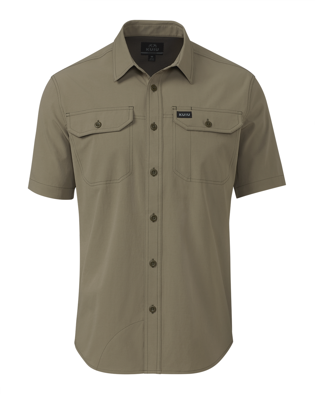 Gauge Short Sleeve UPF 50 Work Shirt - Khaki | KUIU