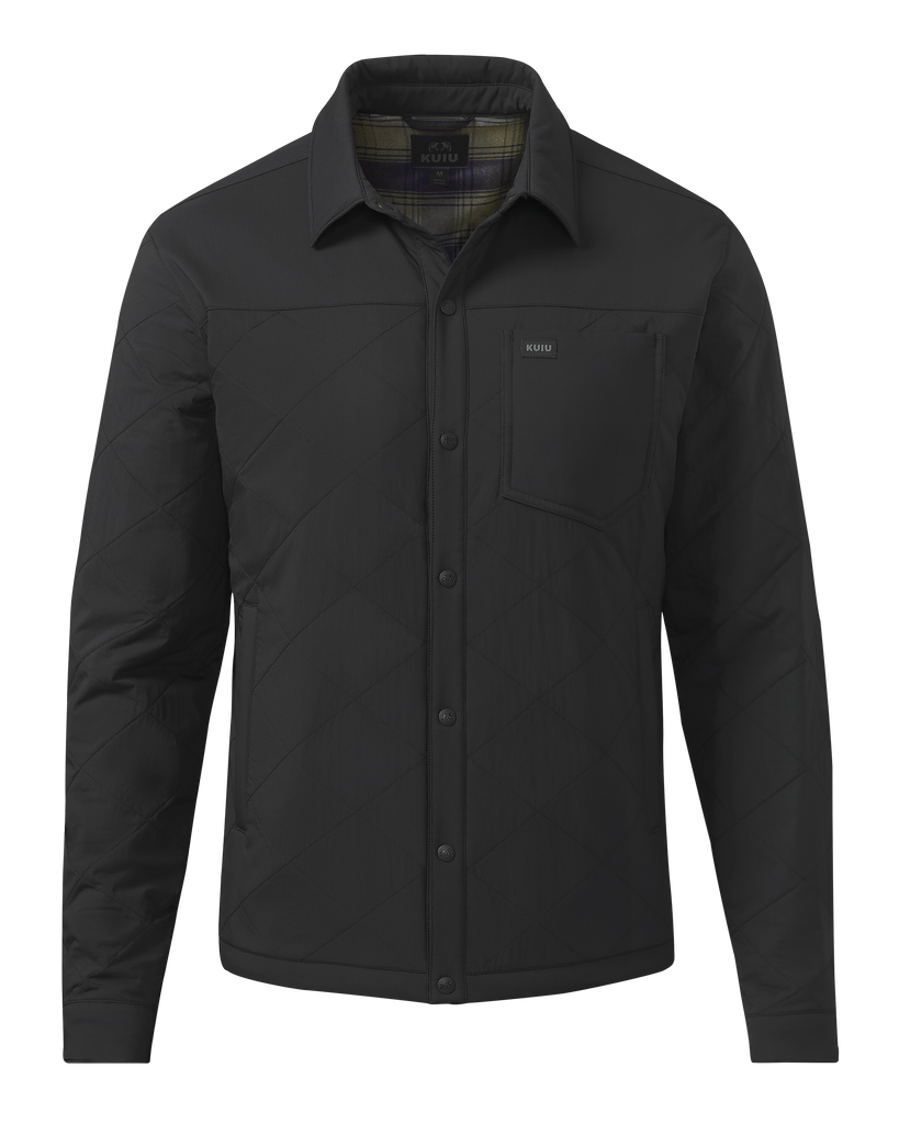 Flannel Lined Insulated Snap Shirt | Black – KUIU