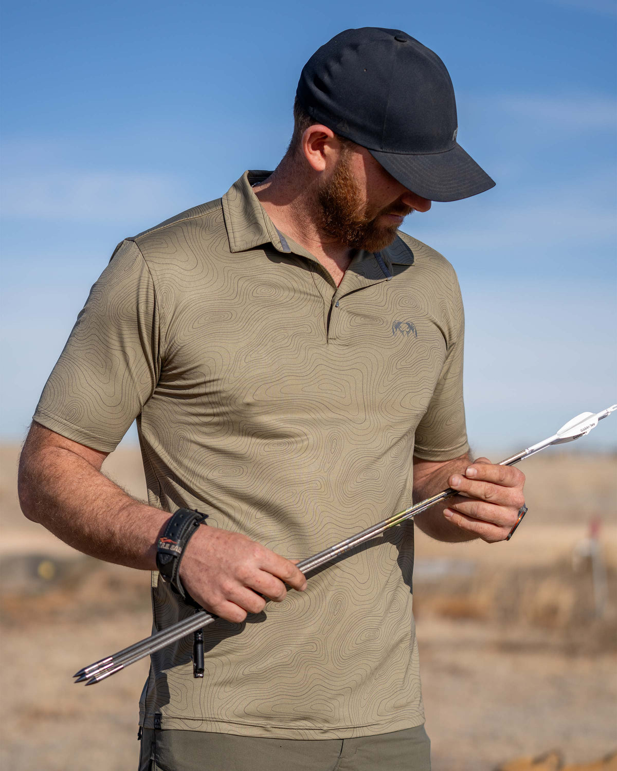 Active Polo Shirt - Slate Topo | KUIU