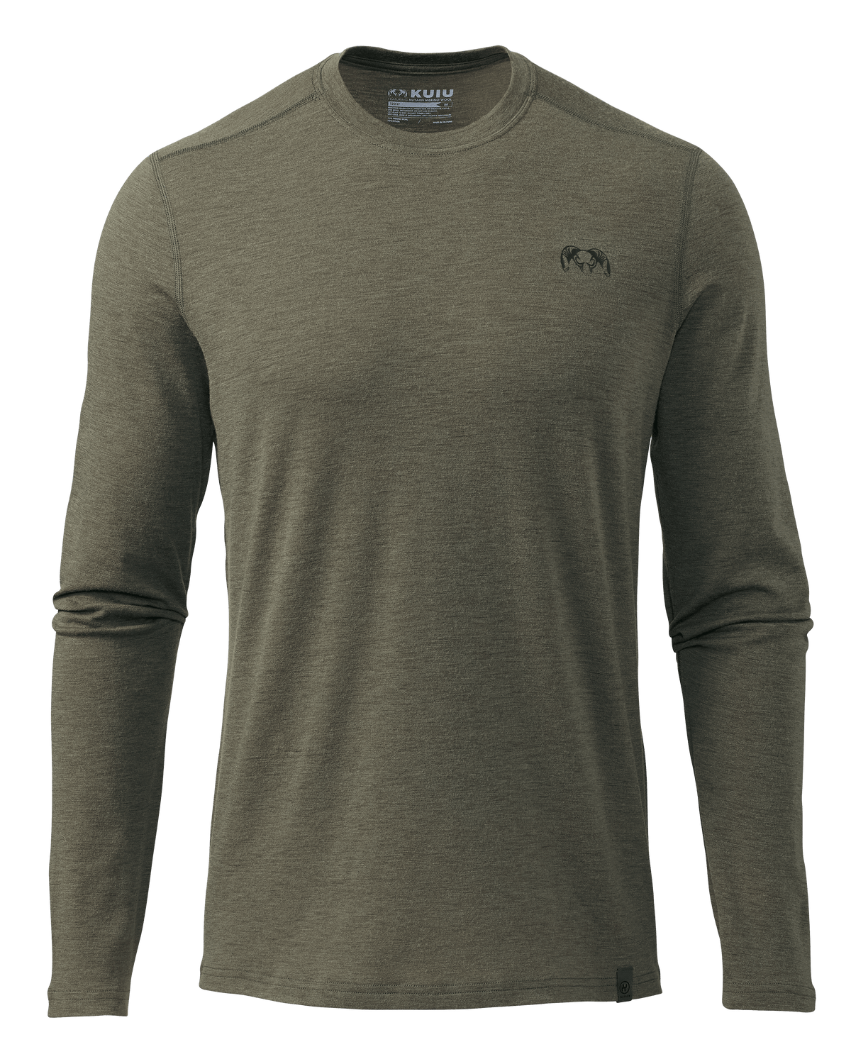 ULTRA Merino Wool Long Sleeve Crew Tee | Ash – KUIU