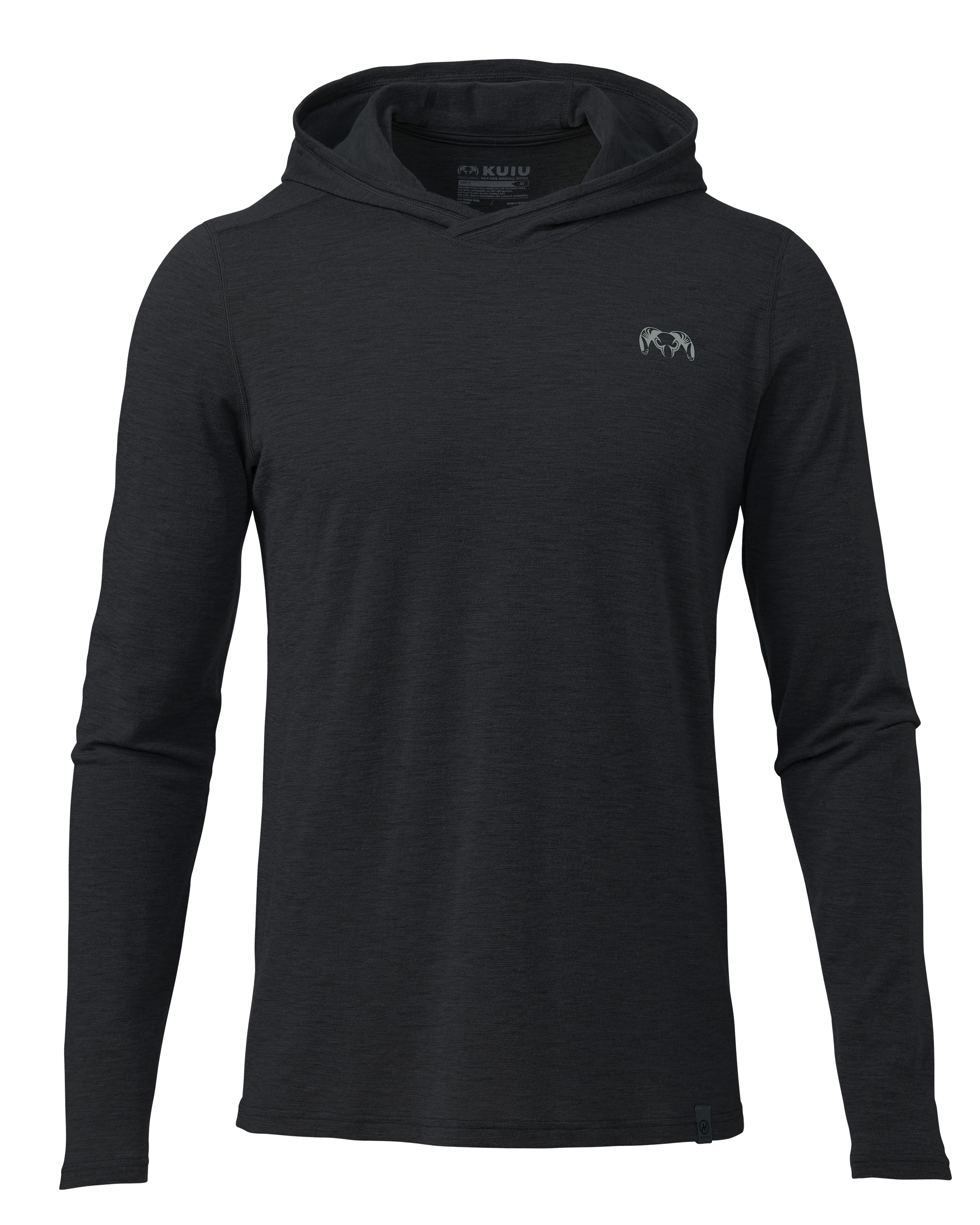 ULTRA Merino Wool Long Sleeve Hoodie | Black – KUIU