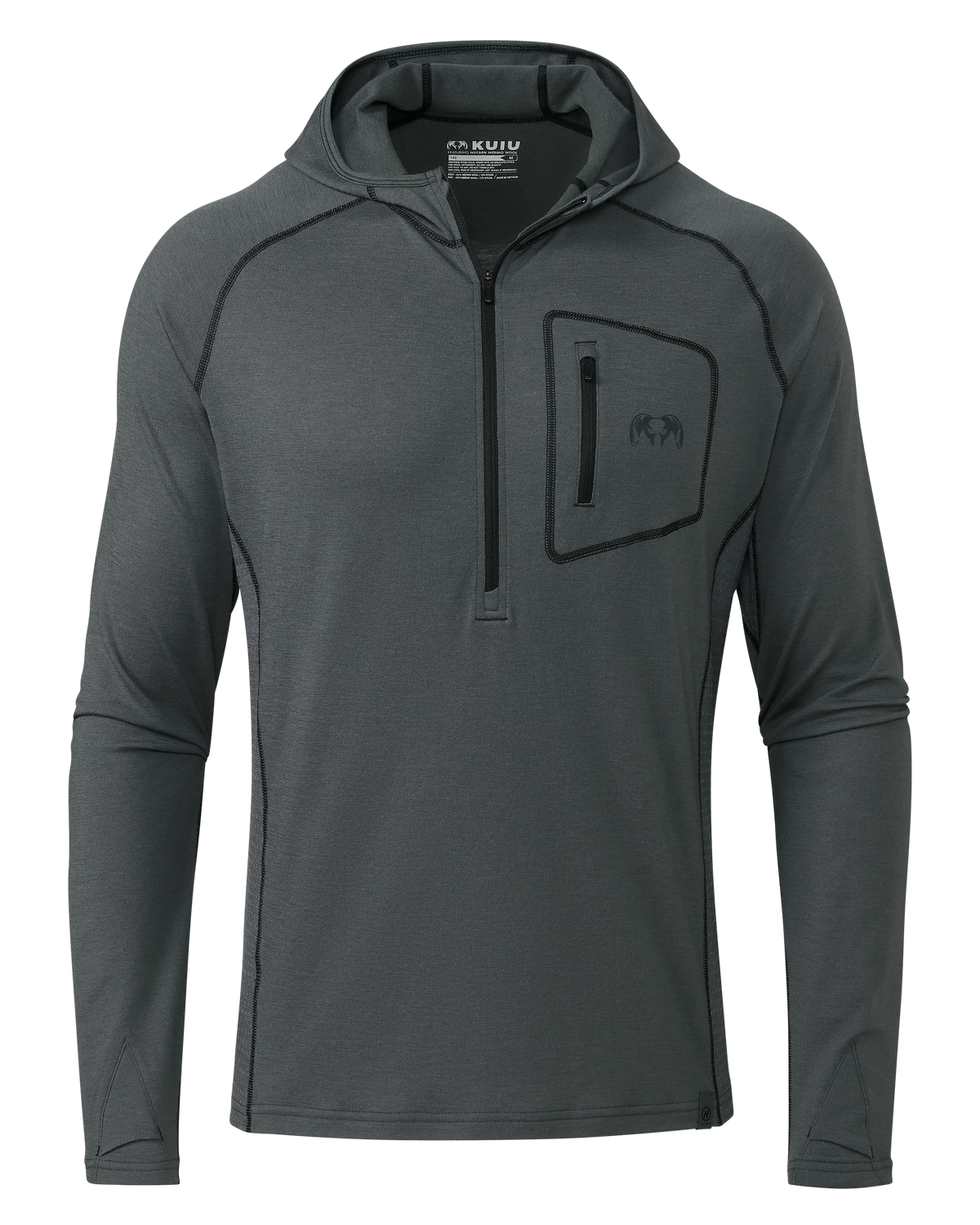 ULTRA Merino Wool 145 Zip-T Hoodie | KUIU