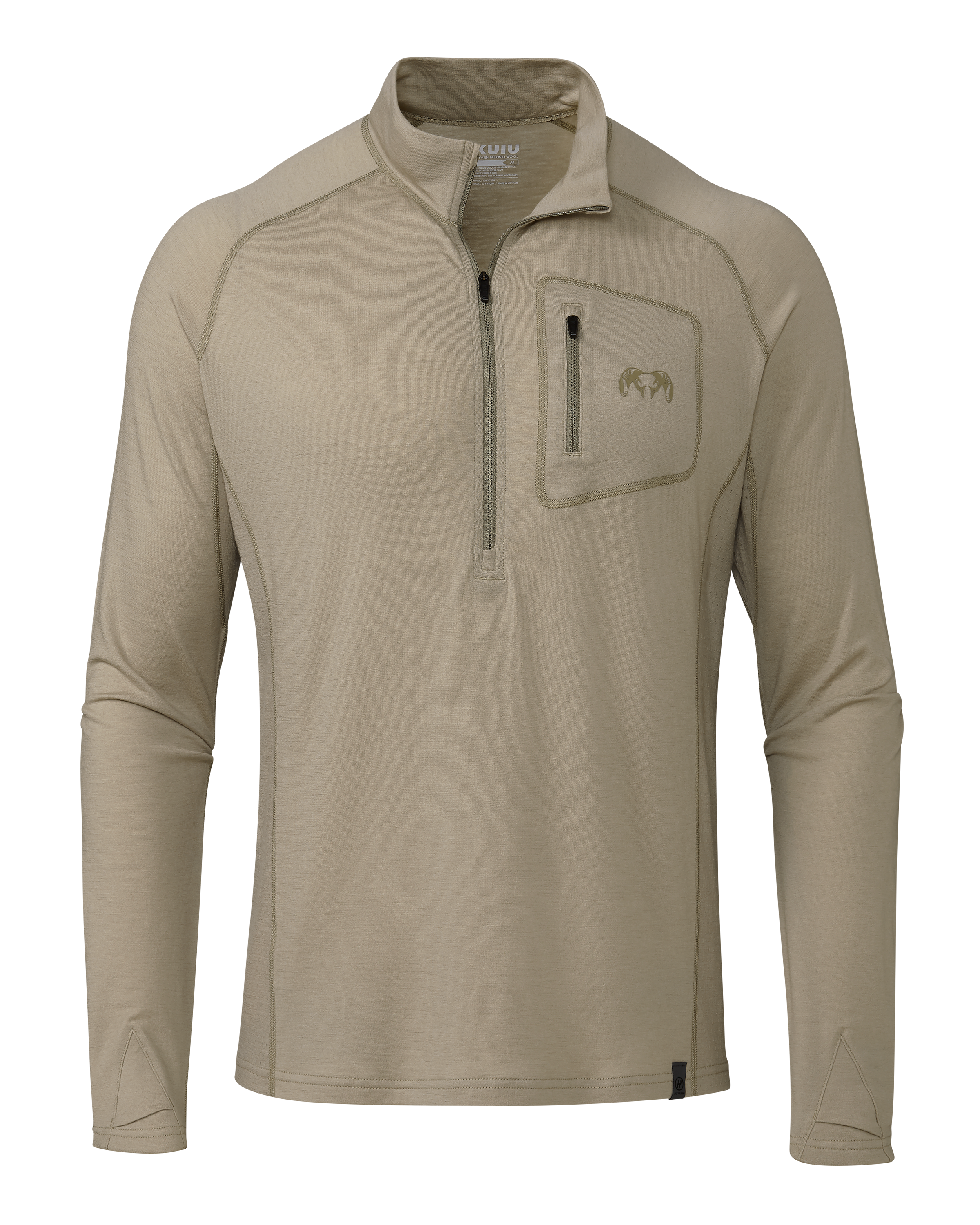 ULTRA Merino 145 Men's Half Zip Pullover - Bone | KUIU