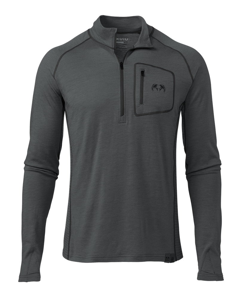ULTRA Merino 145 Zip-T Hunting Shirt | Gunmetal