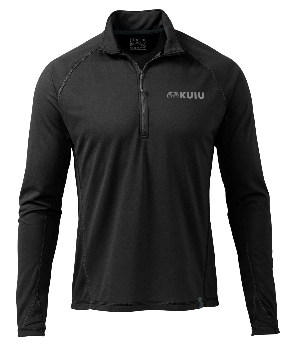 Outlet Peloton 97 Fleece Zip-T | Black – KUIU Outlet Peloton 97 Fleece Zip-T | Black – KUIU