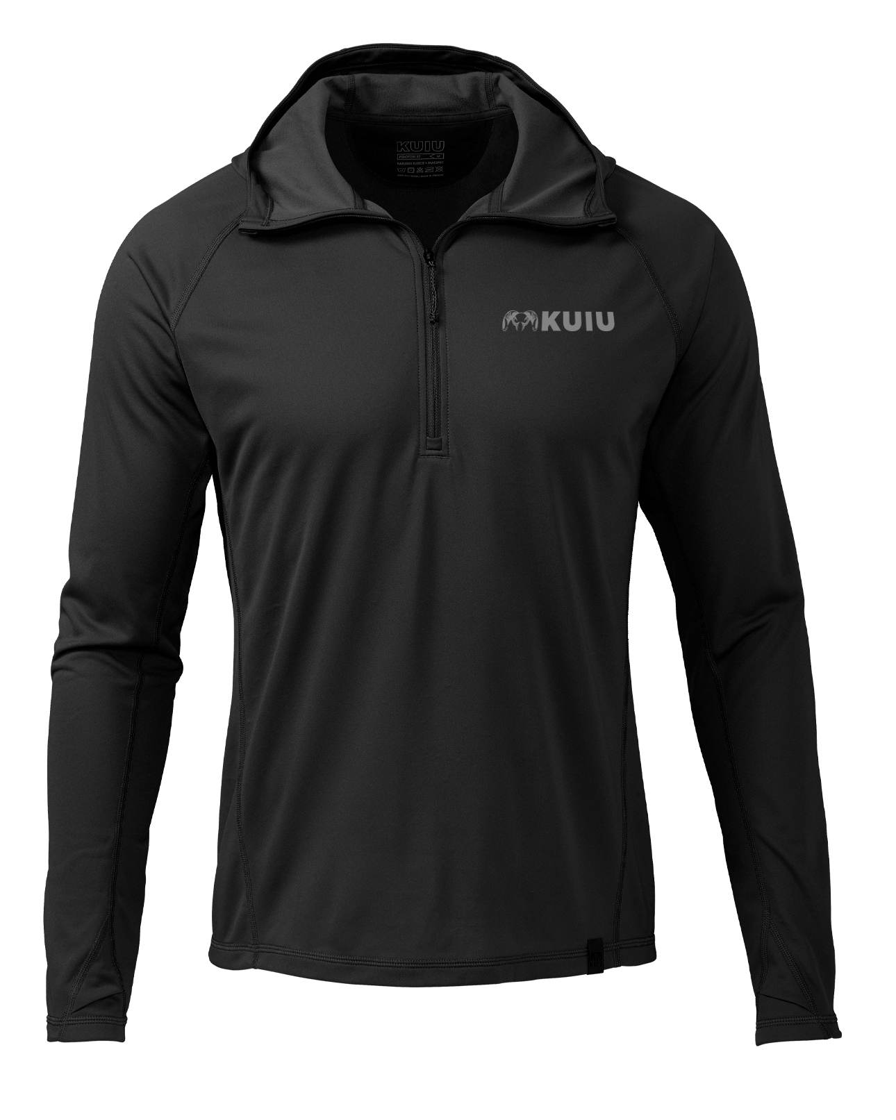 Outlet Peloton 97 Fleece Zip-T Hoodie Black – KUIU