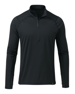 Front of Vital S2 Zip-T in Black