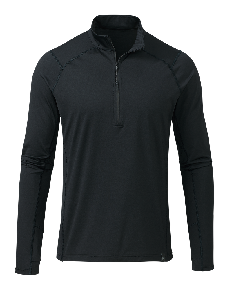 Front of Vital S2 Zip-T in Black