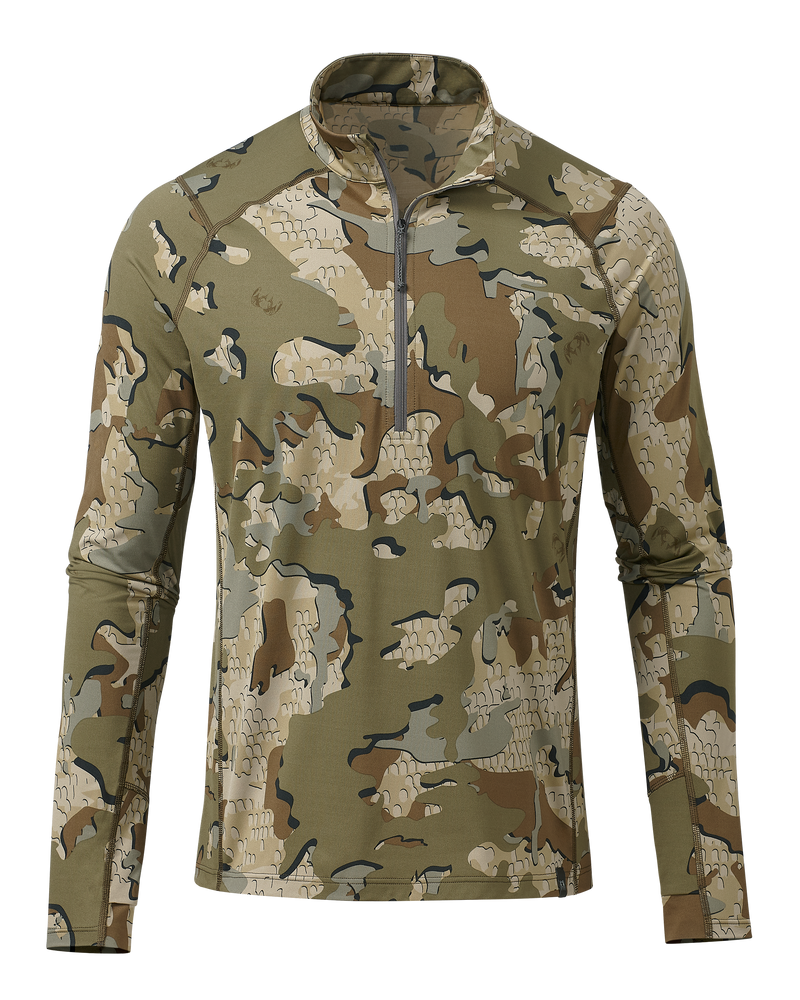 Front of Vital S2 Zip-T in Valo Camouflage