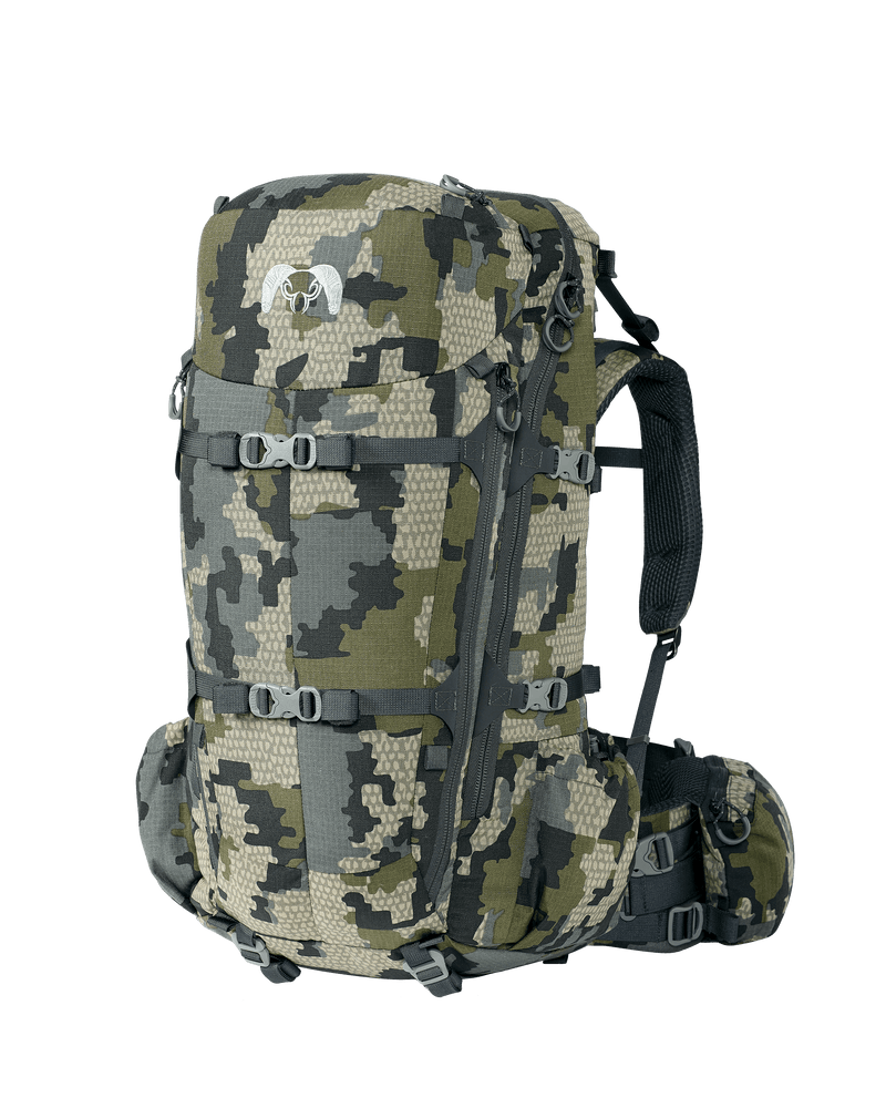 Front of PRO 3600 Pack Full Kit in Verde Camouflage