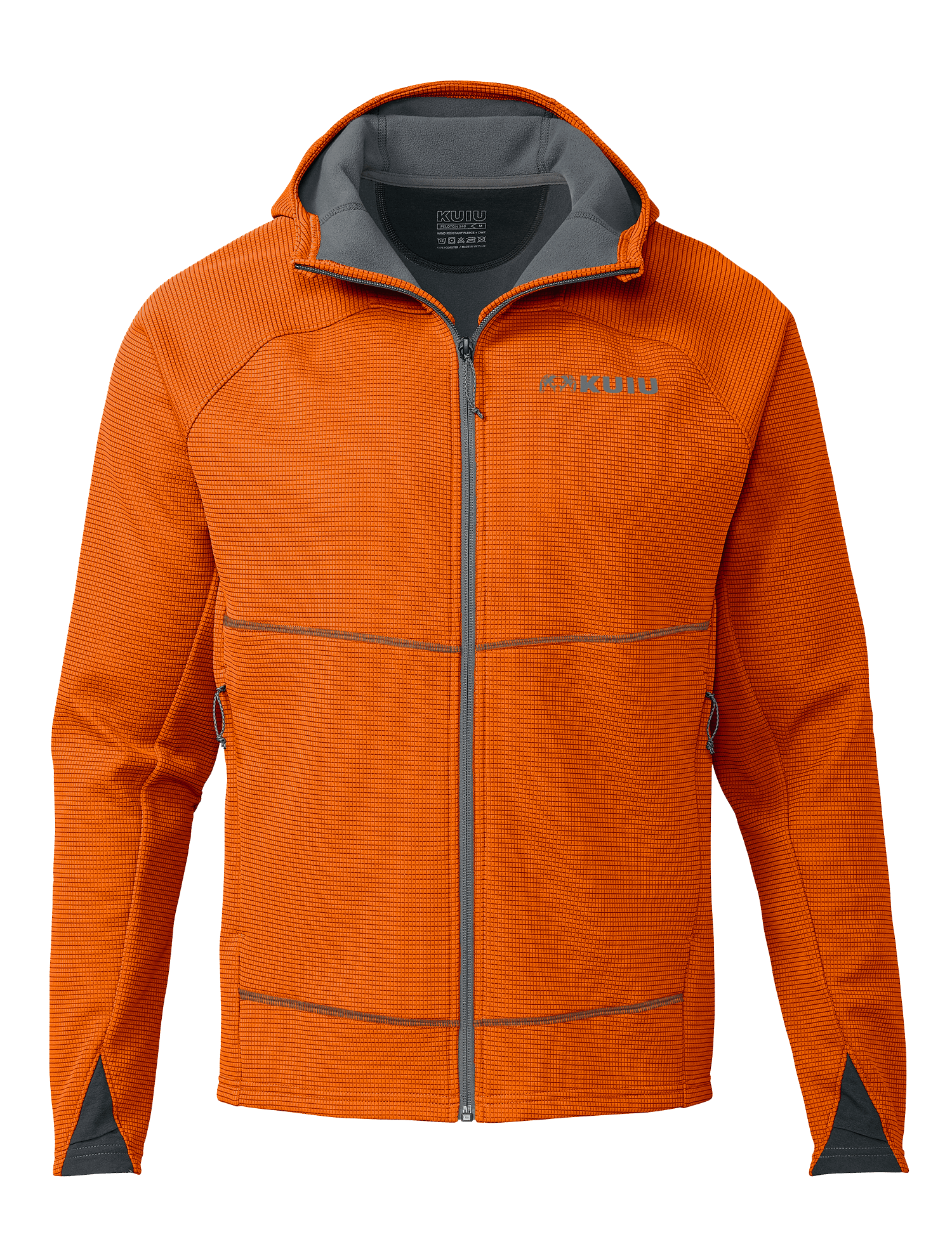 Peloton 240 Full Zip Hoodie Blaze Orange
