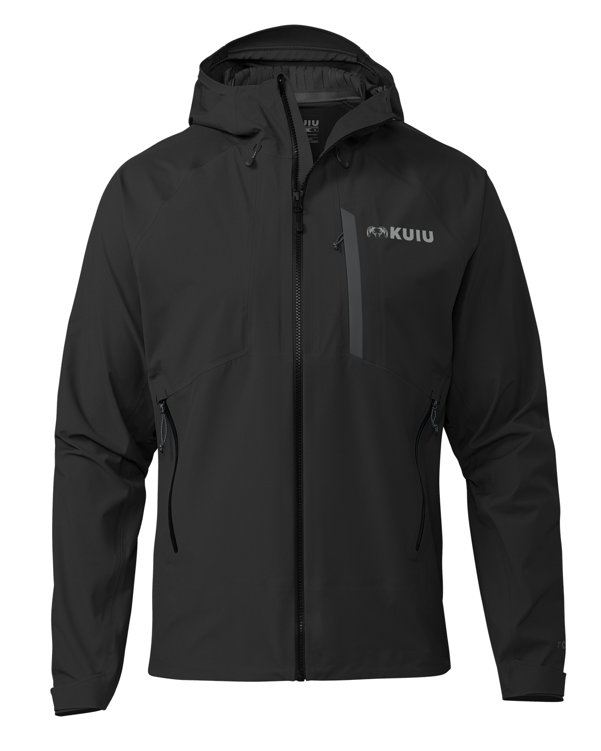 ジャケット・アウター kyuuu Chugach TR Packable Waterproof Jacket w/ Hood - Black | KUIU