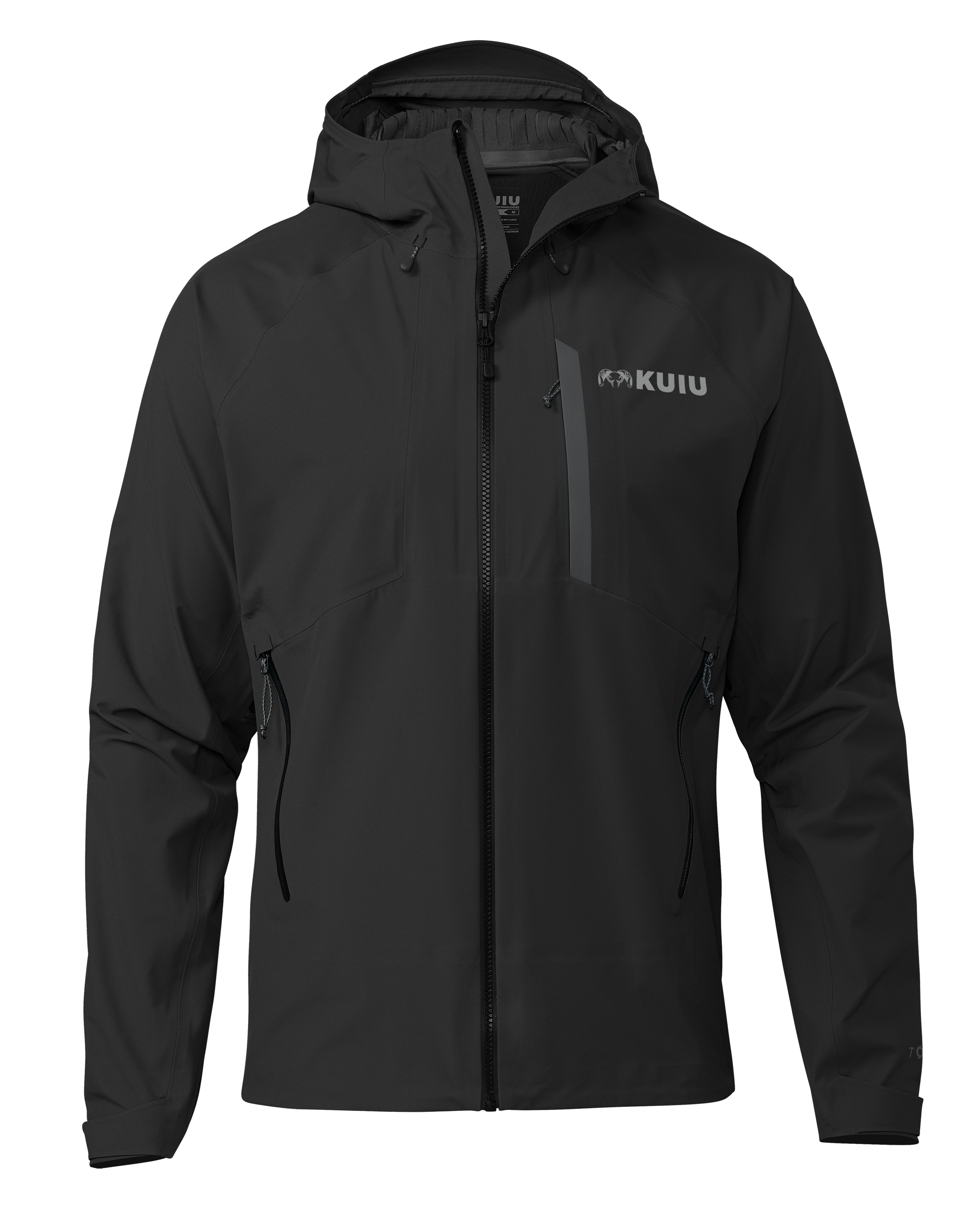 Chugach TR Packable Waterproof Jacket w/ Hood - Black | KUIU