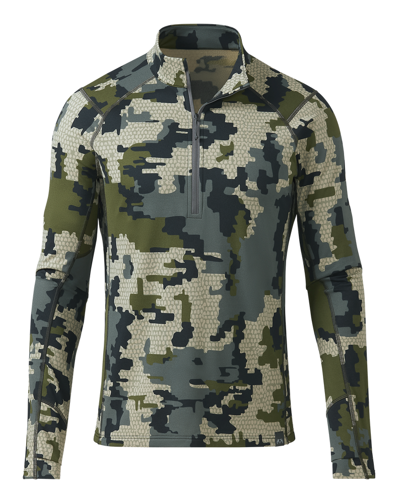 Front of Vital S3 Zip-T in Verde Camouflage