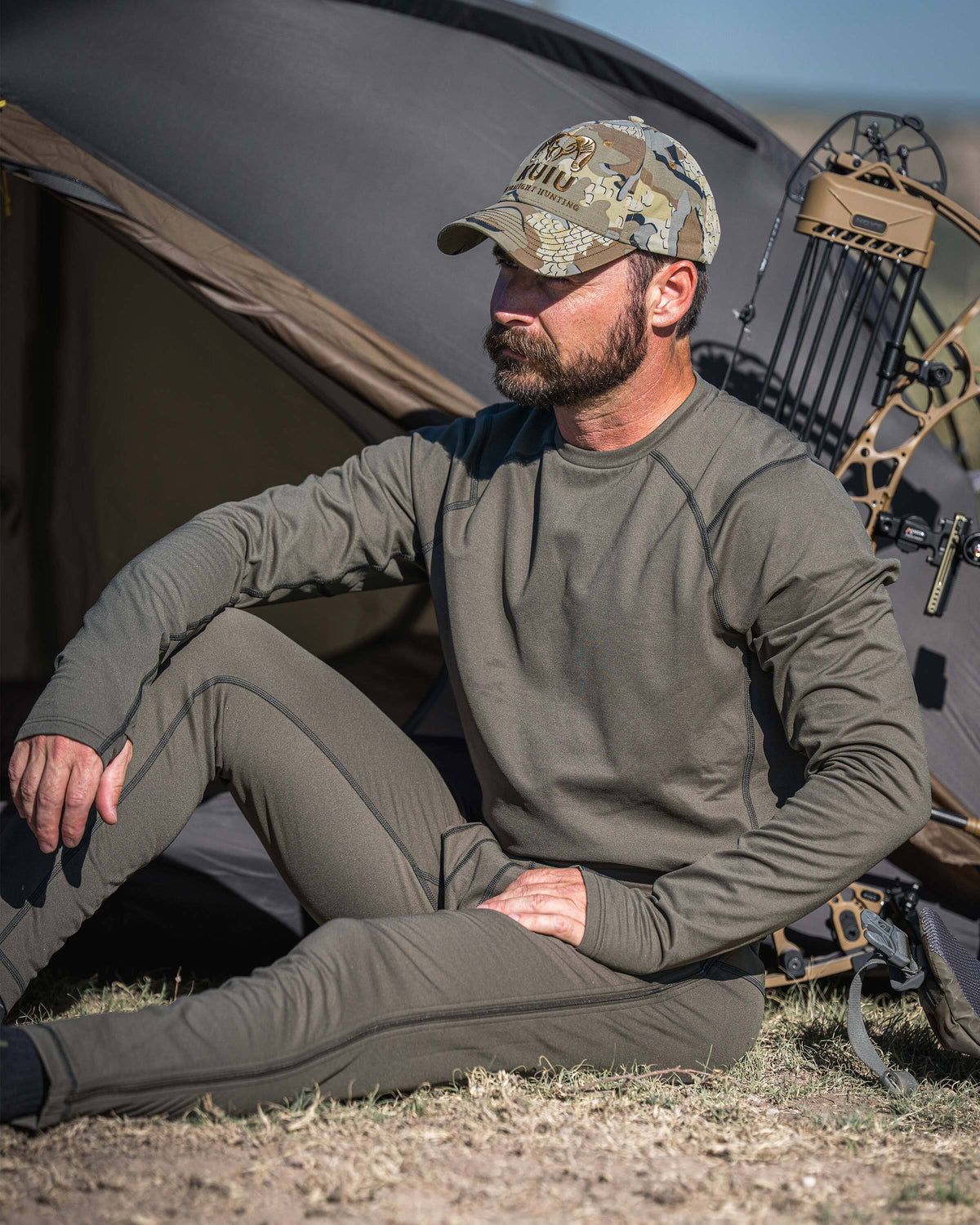 Vital S3 Zip-Off-Bottom Fleece Base Layer - Ash | KUIU