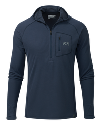 PRO Merino 200 Zip-T Hoodie | Steel Blue – KUIU
