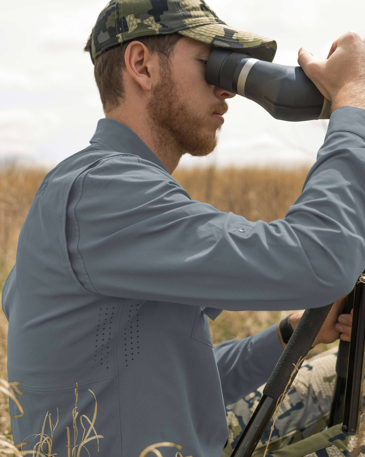 Mesa Snap UPF 50+ Long Sleeve Shirt Men's - Lunar | KUIU
