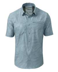 Mesa Vented SS Snap Shirt Topo | Glacier Topo Print