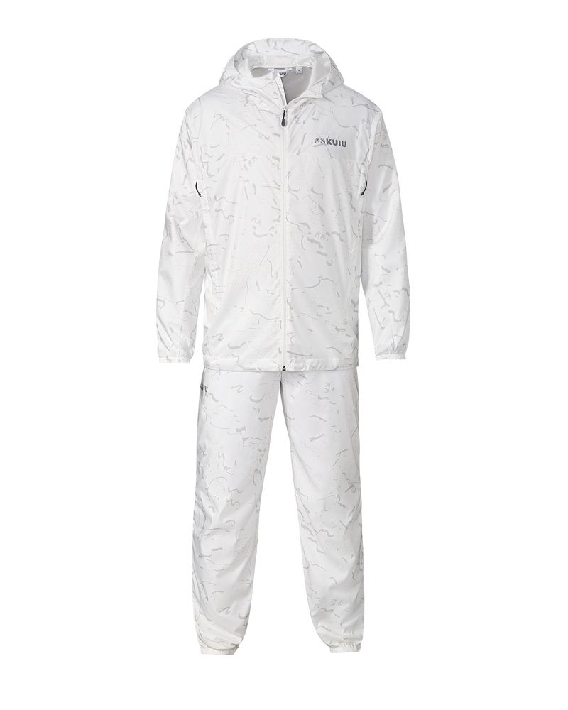 Front of  Snowfall Overwhites Set in White Snowfall Pattern