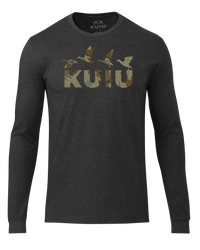 KUIU Valo Duck Long Sleeve T-Shirt | Charcoal