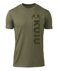 KUIU Solid Vertical T-Shirt | Military Green