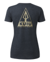 Back of Women's Bowhunter T-Shirt in Charcoal