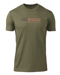 KUIU Patriotic Logo T-Shirt | Military Green
