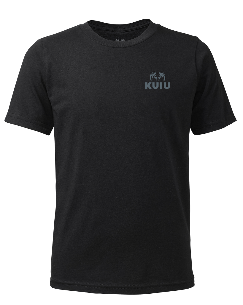 KUIU Youth Topo Back Logo T-Shirt | Black