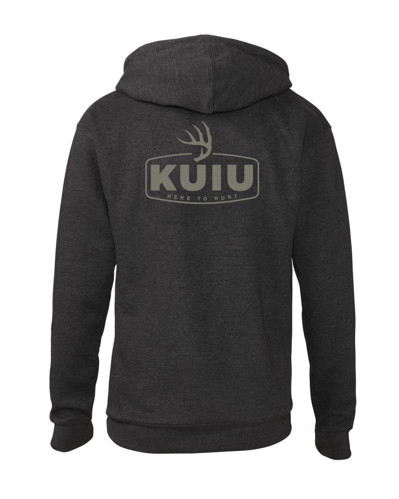 Backof KUIU Whitetail Shed Hoodie in Charcoal Grey