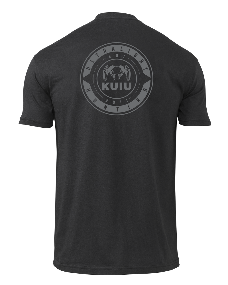 Back of KUIU Navigate T-Shirt in Black