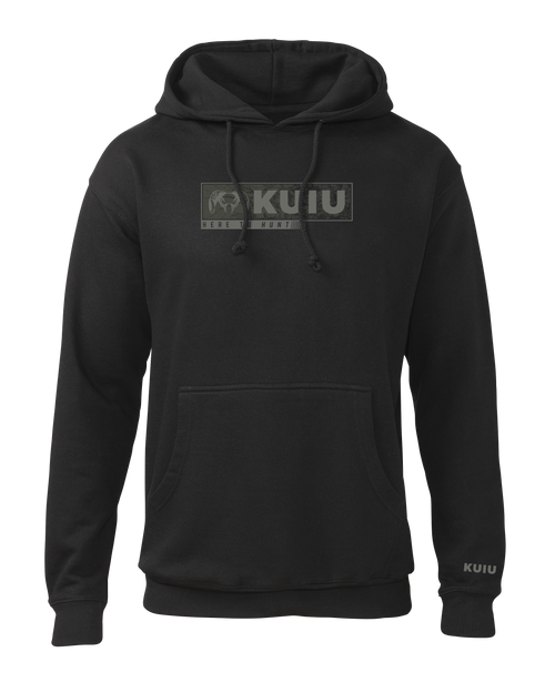 KUIU Here to Hunt Gritstone Hoodie | Black
