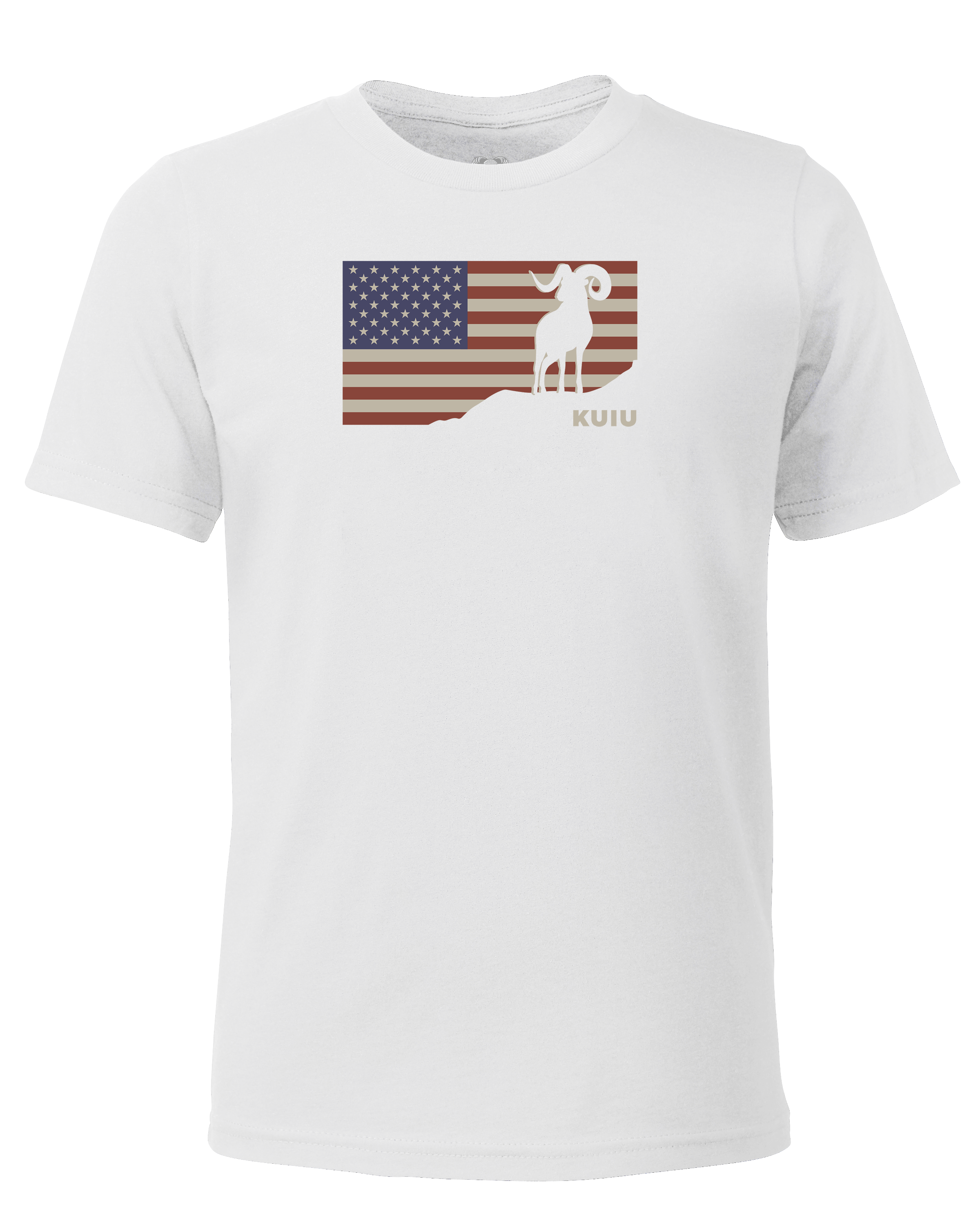 Youth Ram Flag T-Shirt | White – KUIU