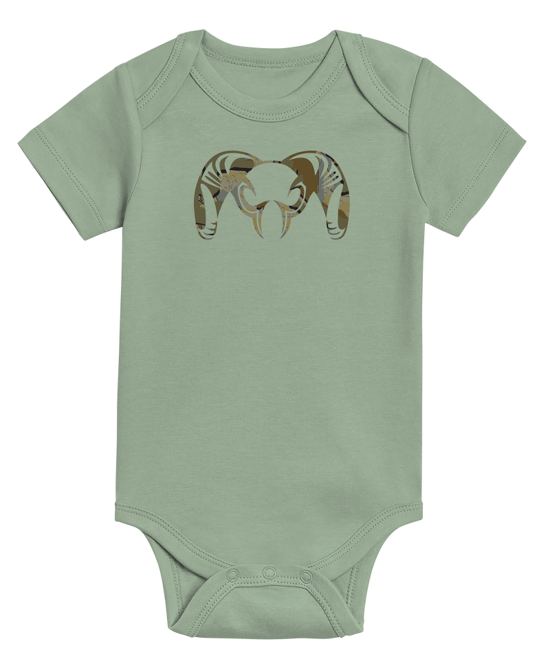 KUIU Valo Ram Baby One-Piece in Thyme Green